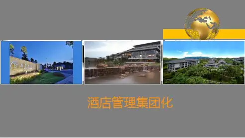 《酒店管理集团化》PPT课件