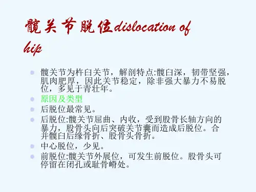 脊柱骨盆及下肢骨折脱位的诊断和治疗