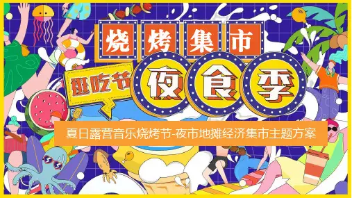 2024商场地产夏日露营音乐烧烤节嗨啤夏日摊玩计划主题活动策划方案