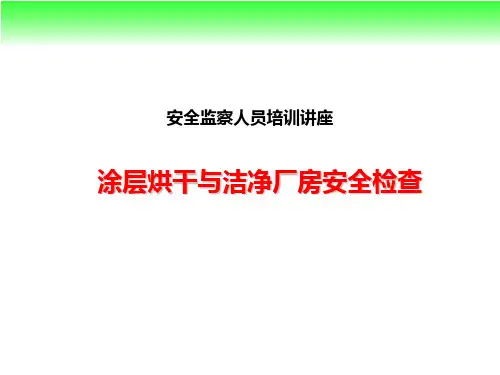 涂层烘干、洁净车间安全检查(1)