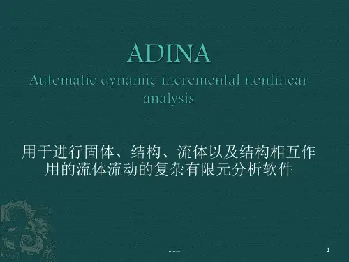 范文adina基本理论.ppt