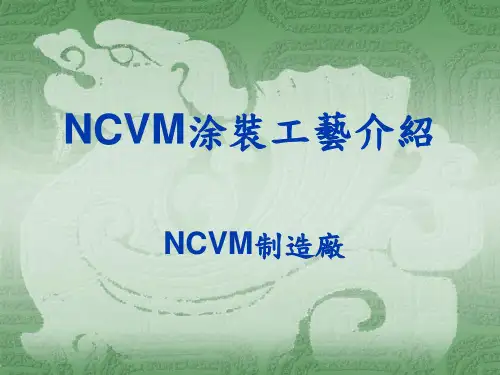 NCVM涂装工艺介绍.