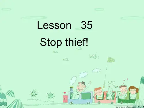 新概念二Lesson 35课件