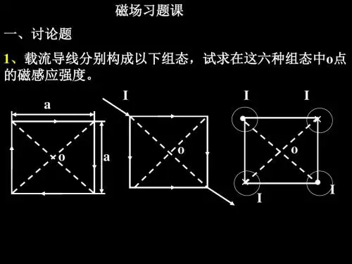 磁学习题课方案