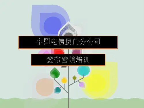 中国电信宽带营销培训PPT(共21页)