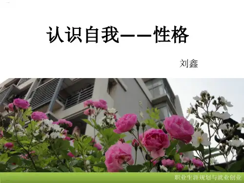 认识自我之性格(PPT34页)
