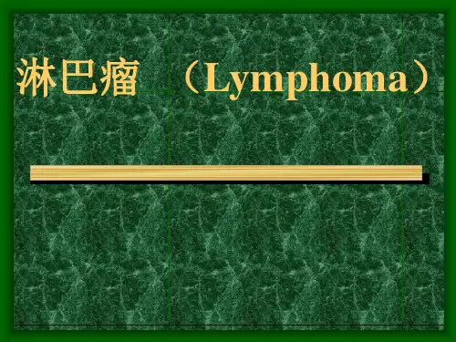 医学课件内科学血液科03淋巴瘤