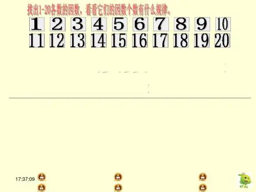 质数和合数PPT