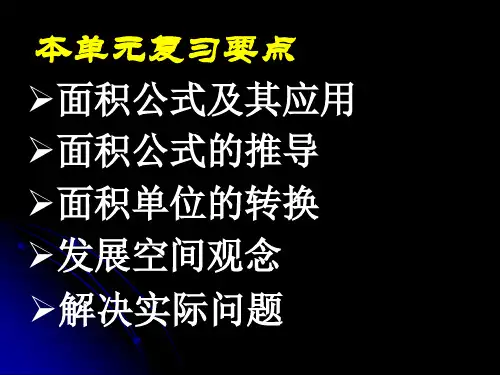 多边形的面积PPT课件