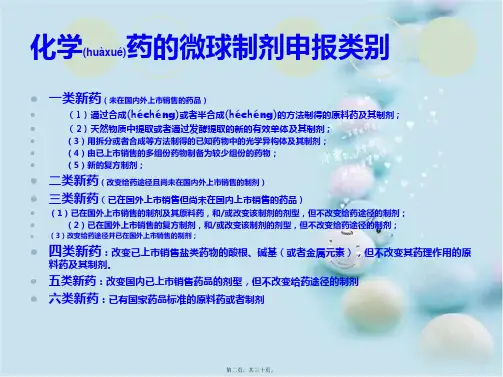202X年新药申报所需完成的资料