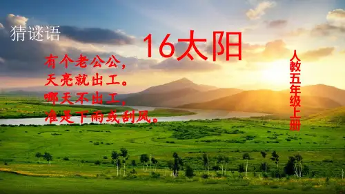 人教部编版语文五年级上册第五单元全单元PPT课件设计