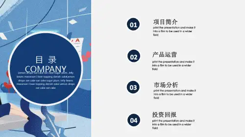 金融投资行业通用PPT模版