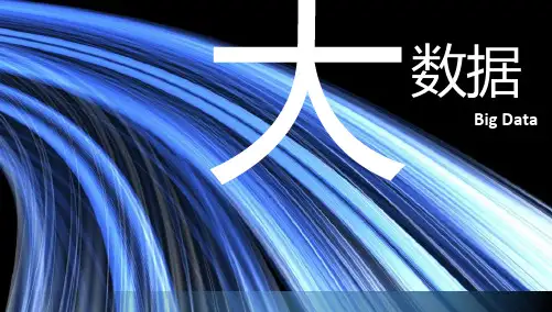 【精品推荐完整版】互联网时代下的大数据Big Data简介及其应用价值分析【ppt版可编辑】