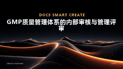 GMP质量管理体系的内部审核与管理评审