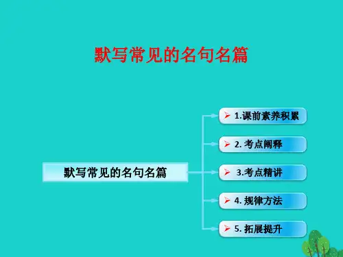 (全国版)2017年高考语文一轮复习 古诗文阅读 默写常见的名句名篇新人教版