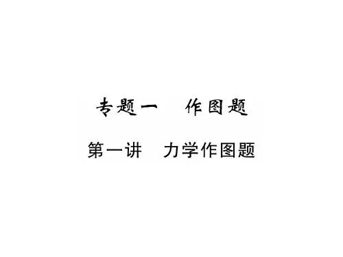 2019年中考物理专题复习  力学作图题