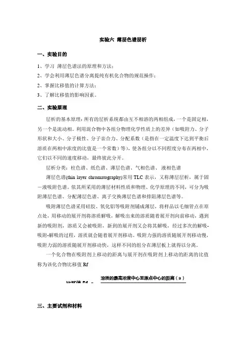 薄层色谱层析