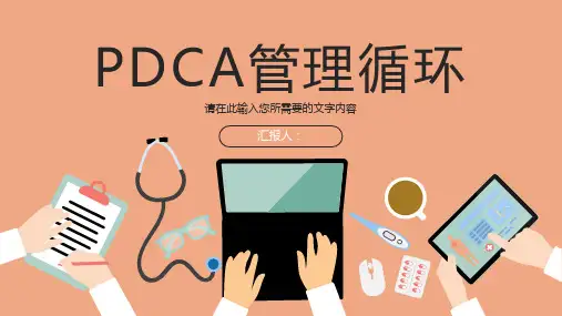 检查纠正管理方法培训pdca护理案例ppt模板