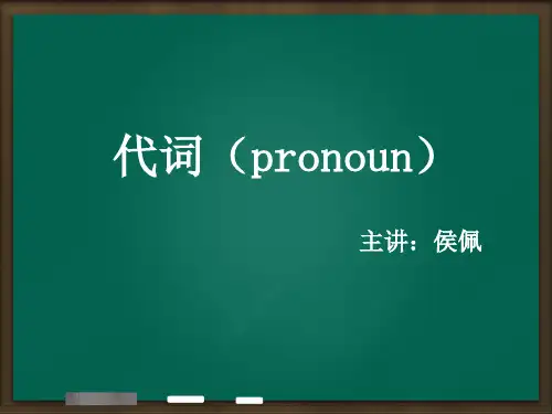 中高考英语语法系列课件-3. 代词