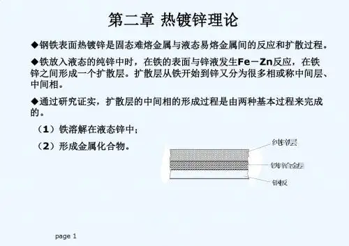 镀锌工艺培训(第二章)