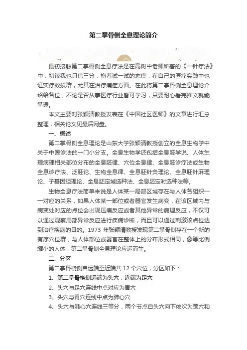 第二掌骨侧全息理论简介