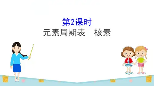 《元素周期表 核素》原子结构与元素周期表PPT课件