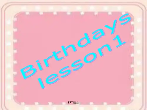 人教版一年级起点小学三年级英语上册Lesson 