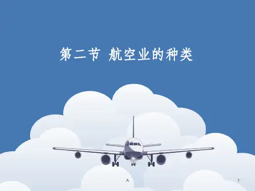 民航概论  航空业的种类