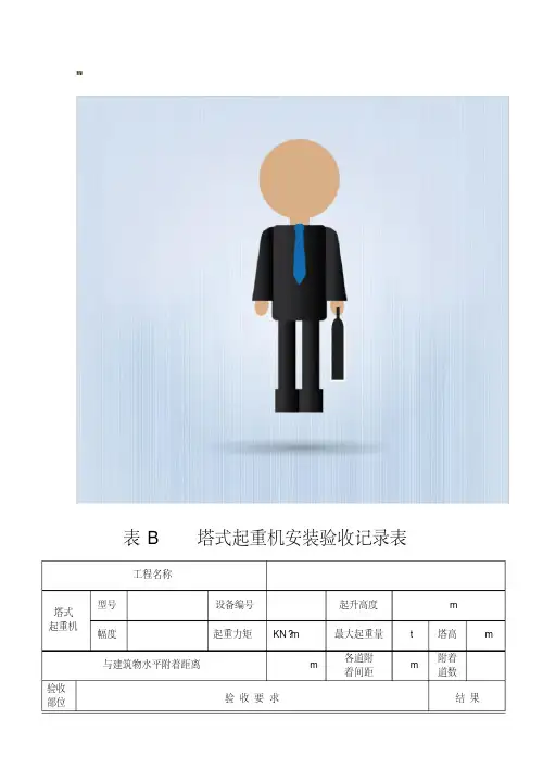 塔吊验收记录表.pdf