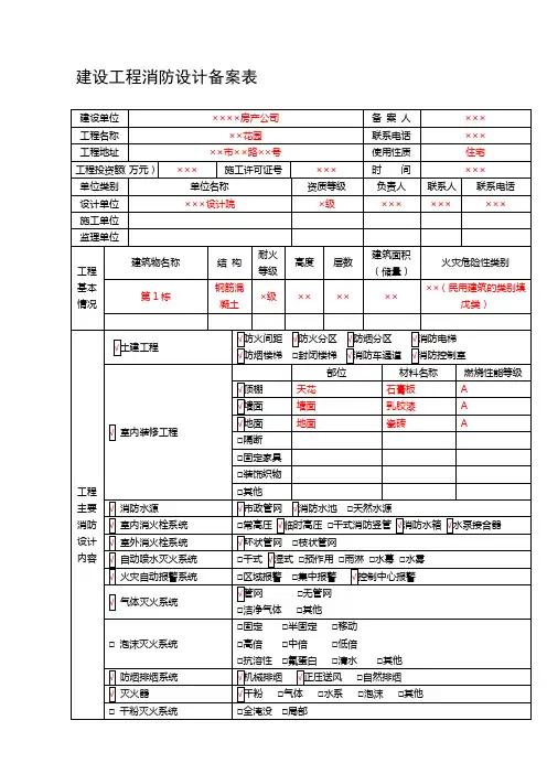 建设工程消防设计备案表填表须知.doc