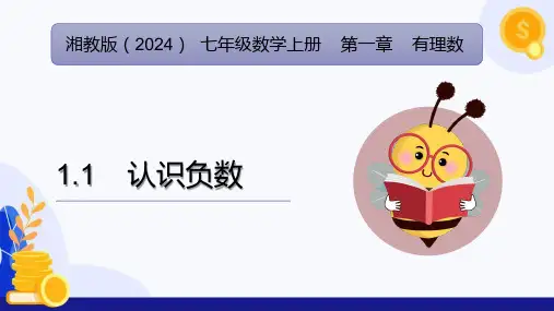 1.1 认识负数(教学课件)七年级数学上册(湘教版2024)