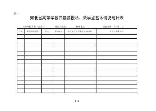 河北科技大学 河北省教育厅冀教高065号文件附件二四五