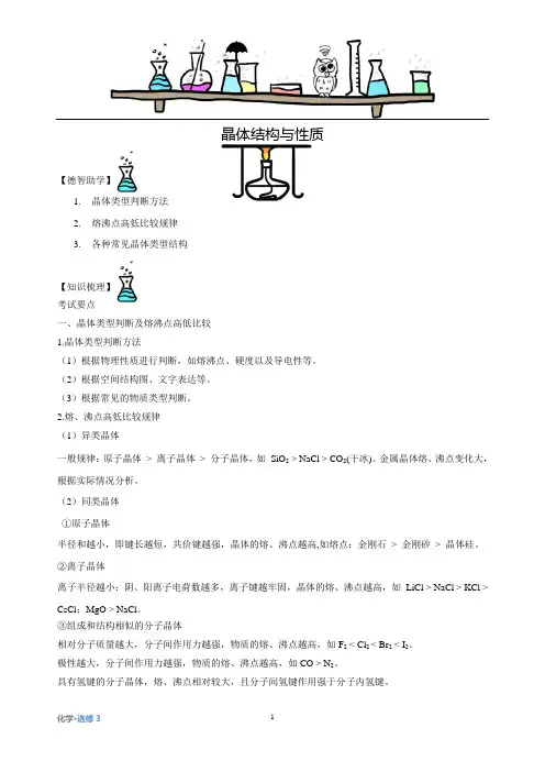 晶体结构与性质