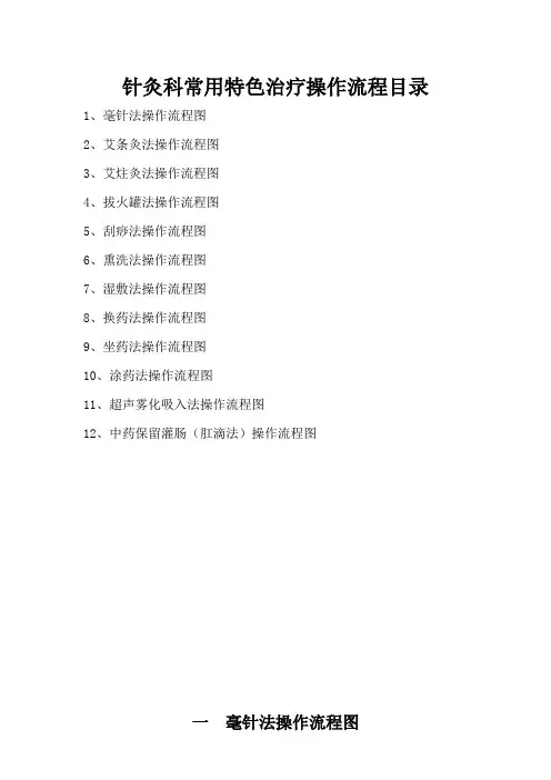 中医操作流程图(全)-共17页