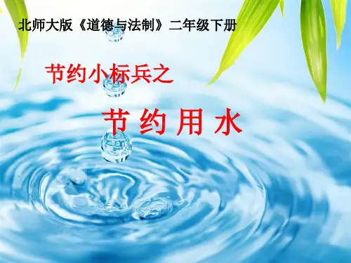 二年级下-节约资源-节约用水北师大版ppt(优秀课件)3