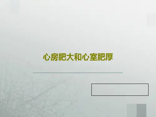 心房肥大和心室肥厚47页PPT