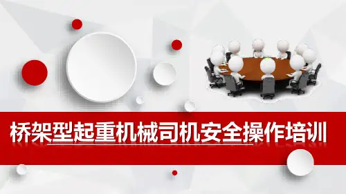 桥架型起重机械司机安全操作培训