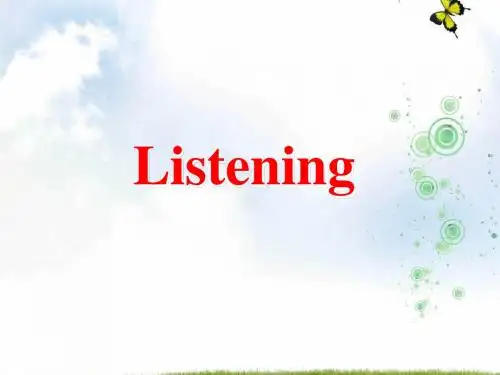 高中英语新课标(人教版选修9)课件+Unit+5+Inside+advertising+Listening课件+选修九+(1)+Word版含解析
