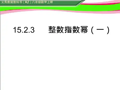 整数指数幂(一)课件