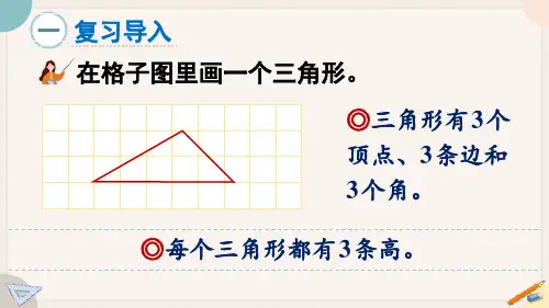 苏教版四年级数学下册 三角形的三边关系(教学课件)
