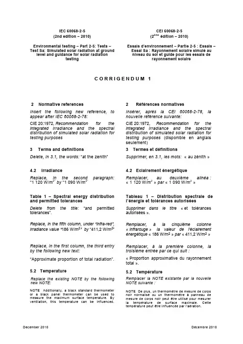 IEC 60068-2-5 CORR 1-2010-12