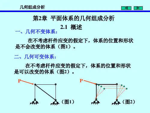 结构力学 平面体系的几何组成分析