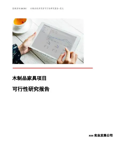 木制品家具项目可行性研究报告-范文