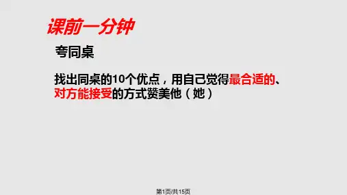 交往从尊重开始PPT课件