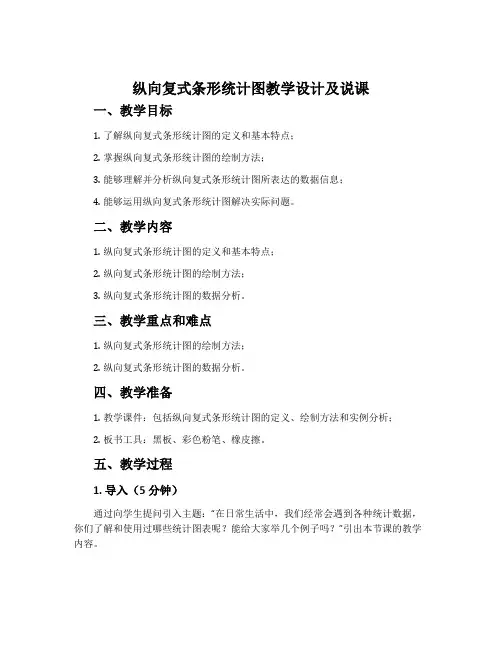 《纵向复式条形统计图》教学设计及说课