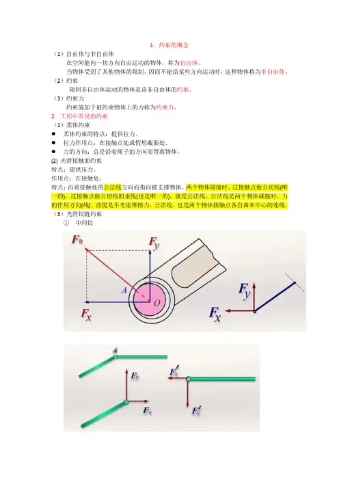 《工程力学》2.约束的概念