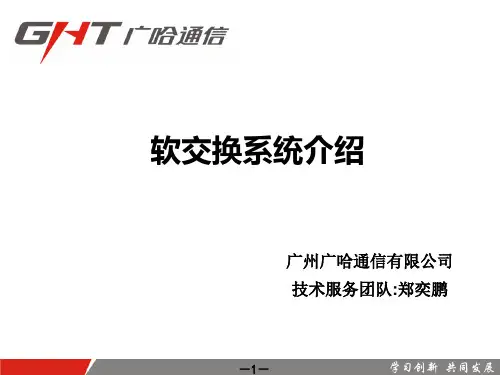 软交换系统介绍