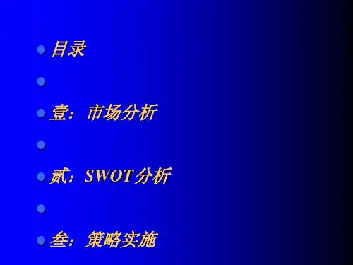 减肥产品市场推广方案(PPT 82张)
