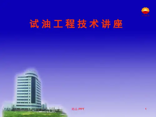 试油技术精品课件