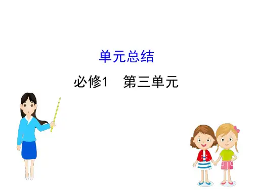 人教版高中政治必修一课件：第三单元收入与分配单元总结